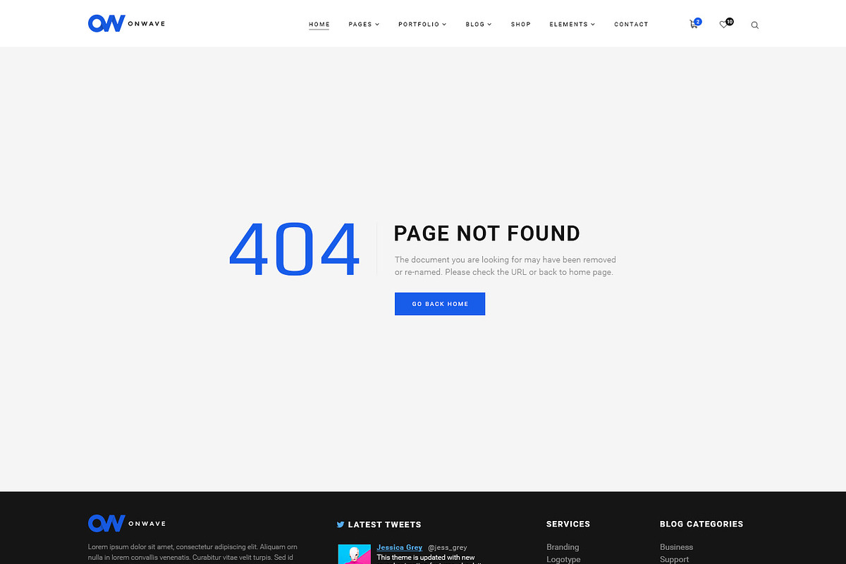 OnWave — Multipurpose PSD Template, a Websites & App Template by ScienteCraft (Photo 10 of 51)