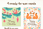 A Scurry of Squirrels - Design Kit, an Animal Illustration by Baksiabat (Thumbnail 9 of 12)