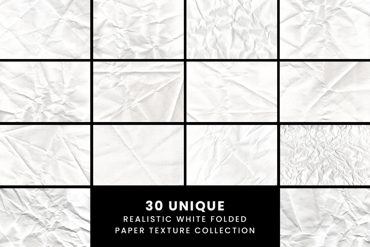 Realistic White Folded Paper Texture, a Texture Graphic by Ary_ngeblur (Photo 4 of 8)