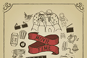 Hand drawn elements bundle, an Object Graphic by Somjai King (Thumbnail 14 of 21)
