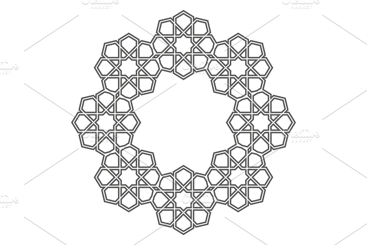 Decorative geometric ornament, a Decorative Illustration by RODINA (Photo 1 of 3)