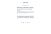 Journal, for Kirby 3.× CMS, a Templates & Theme by Starckio (Thumbnail 3 of 4)