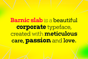BARNIC SLAB FONT FAMILY - 24 fonts, a Slab Serif Font by Peninsula Studioz (Thumbnail 2 of 8)