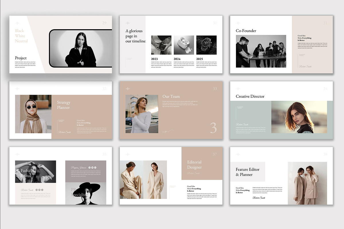 Neutral Presentation Template, a Presentation Template by Pradaxa (Photo 9 of 12)