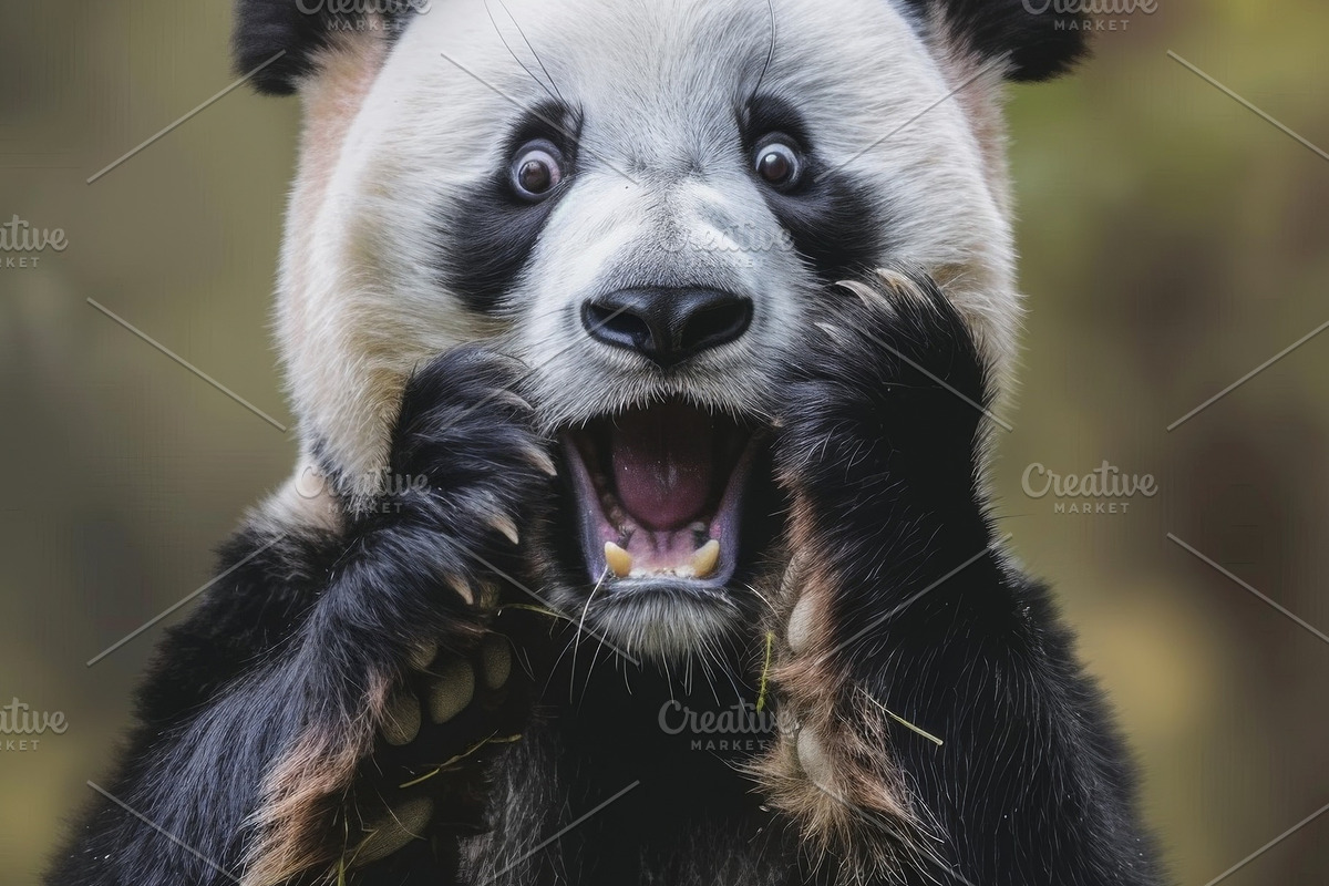 236 surprised animals, an Animal Photo by Handmadefont (Photo 121 of 241)