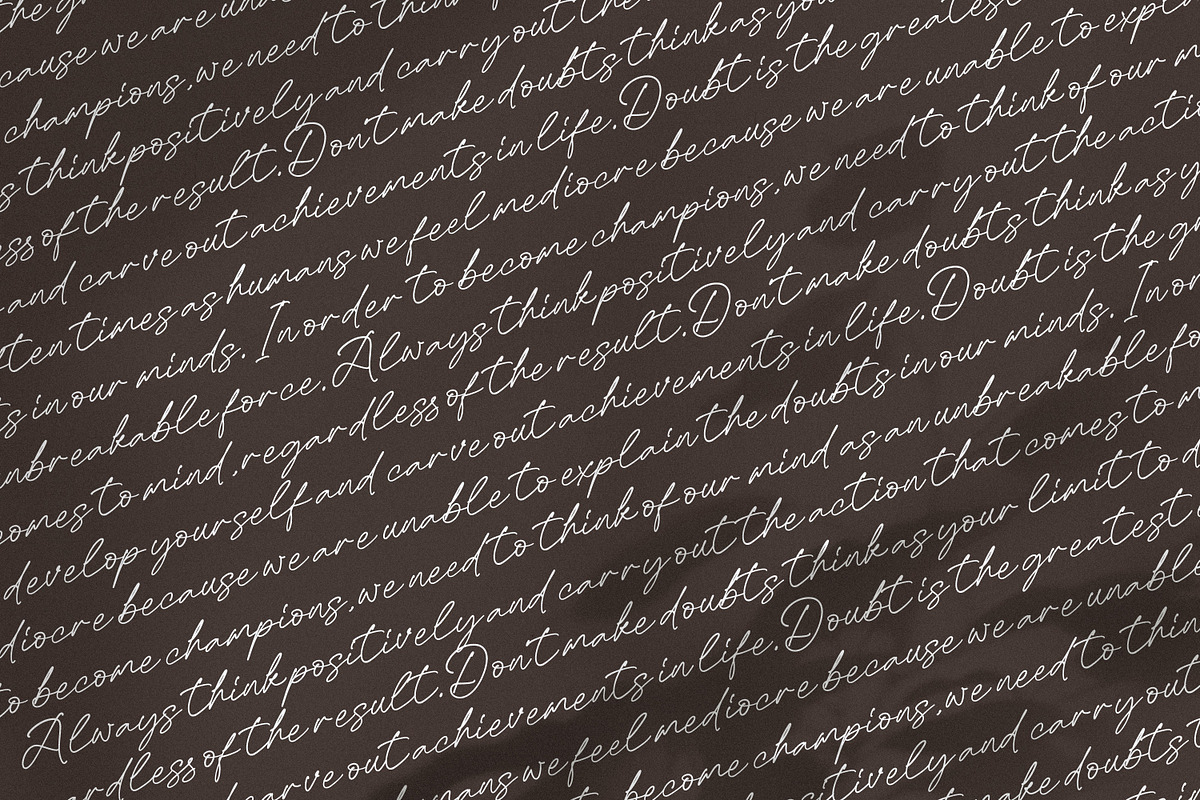 Qallensen, a Handwritten Font by Integritype Studio (Photo 13 of 15)