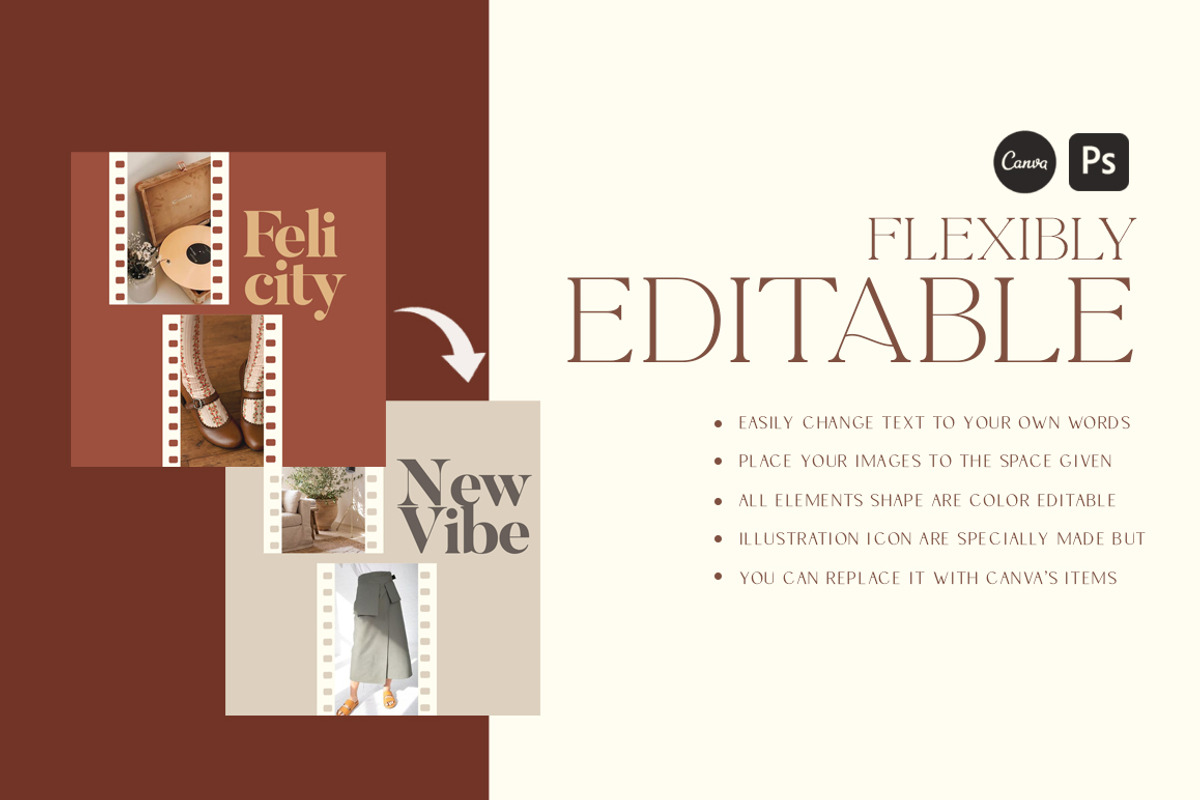 Instagram Creator For Coach CANVA PS, a Social Media Template by Eviory (Photo 24 of 57)