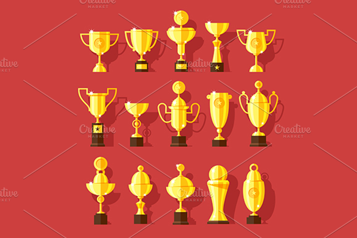 Award Cups Set preview 2