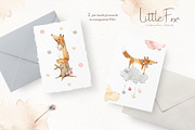 Little Fox Collection, an Animal Illustration by svetsum (Thumbnail 2 of 9)