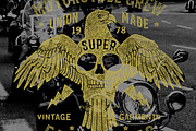 PACK OF 6 VINTAGE TEE VECTOR PRINTS, an Illustration by MKE Print Lab. (Thumbnail 9 of 10)