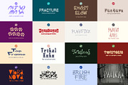 Weird Font Bundle - 30 Typefaces!, a Serif Font by HipFonts (Thumbnail 3 of 15)