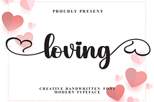 Loving | Script Font