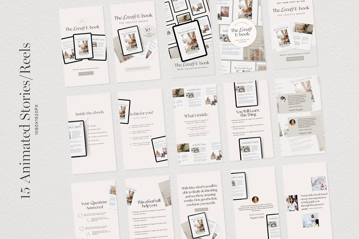 Ebook Marketing Graphics Template, a Marketing Template by Tabitha Emma (Photo 4 of 8)