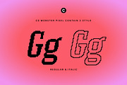 CS Mobster Pixel, a Slab Serif Font by Craft Supply Co. (Thumbnail 3 of 8)