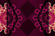 Mandala Oriental Floral art Bundle, a Background Graphic by NJ Himel (Thumbnail 91 of 97)