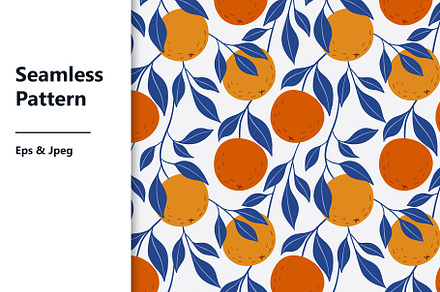 Orange Seamless Pattern