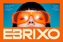 Ebrixo - Modern Sans Family Font