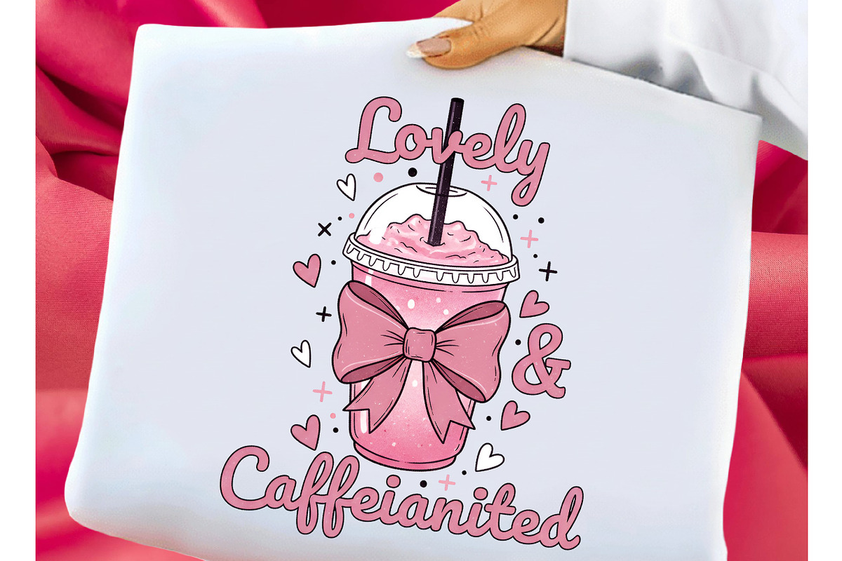 Lovely Caffeinated PNG,Valentines Da, a Graphic by Libby Wishes (Photo 2 of 8)