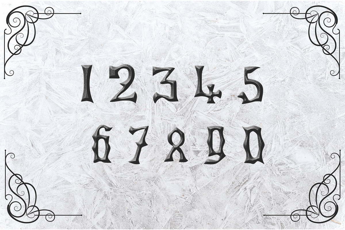 REZNOR, a Blackletter Typeface preview 3