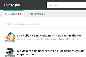 ForumEngine, WordPress Forum Theme