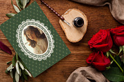 Vintage lace Frames Clipart, a Decorative Illustration by NataKa (Thumbnail 5 of 6)
