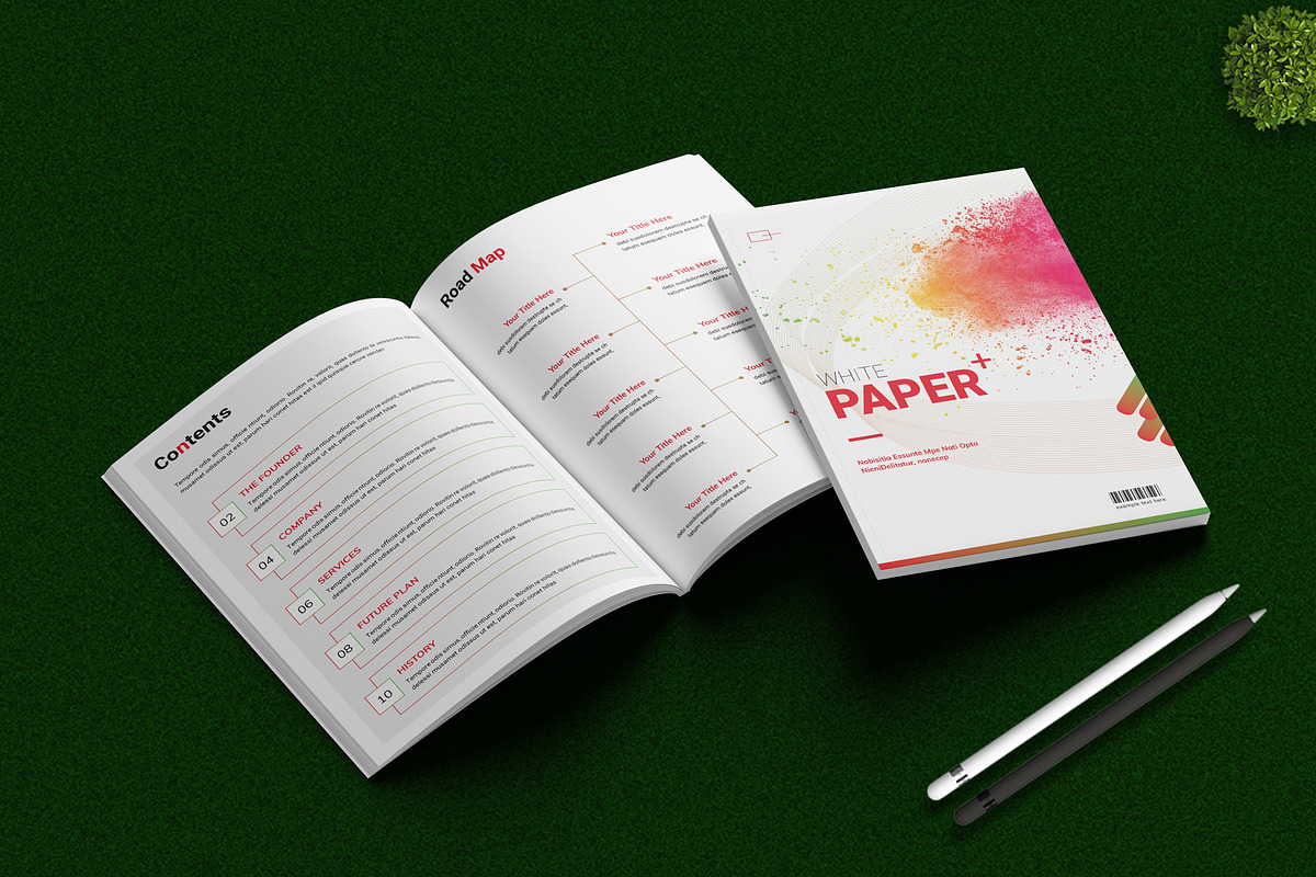 White Paper Template, a Brochure Template by Art Design Shop (Photo 10 of 10)