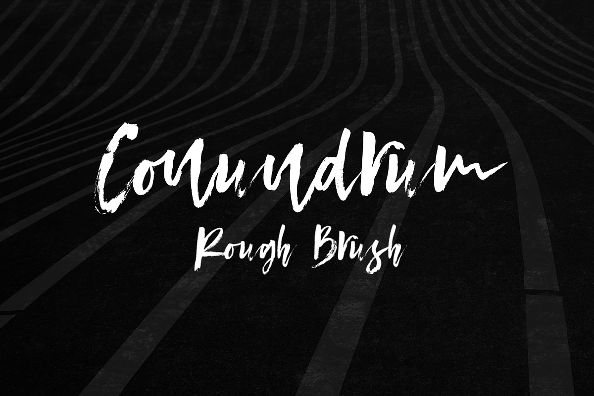 Conundrum, a Font by Letteratom (Photo 1 of 9)