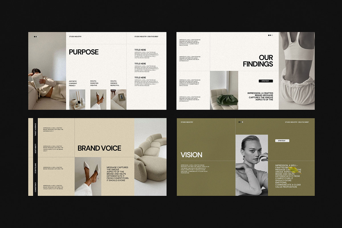 Brand Strategy Presentation Template, a Presentation Template by Studio Industry (Photo 7 of 11)