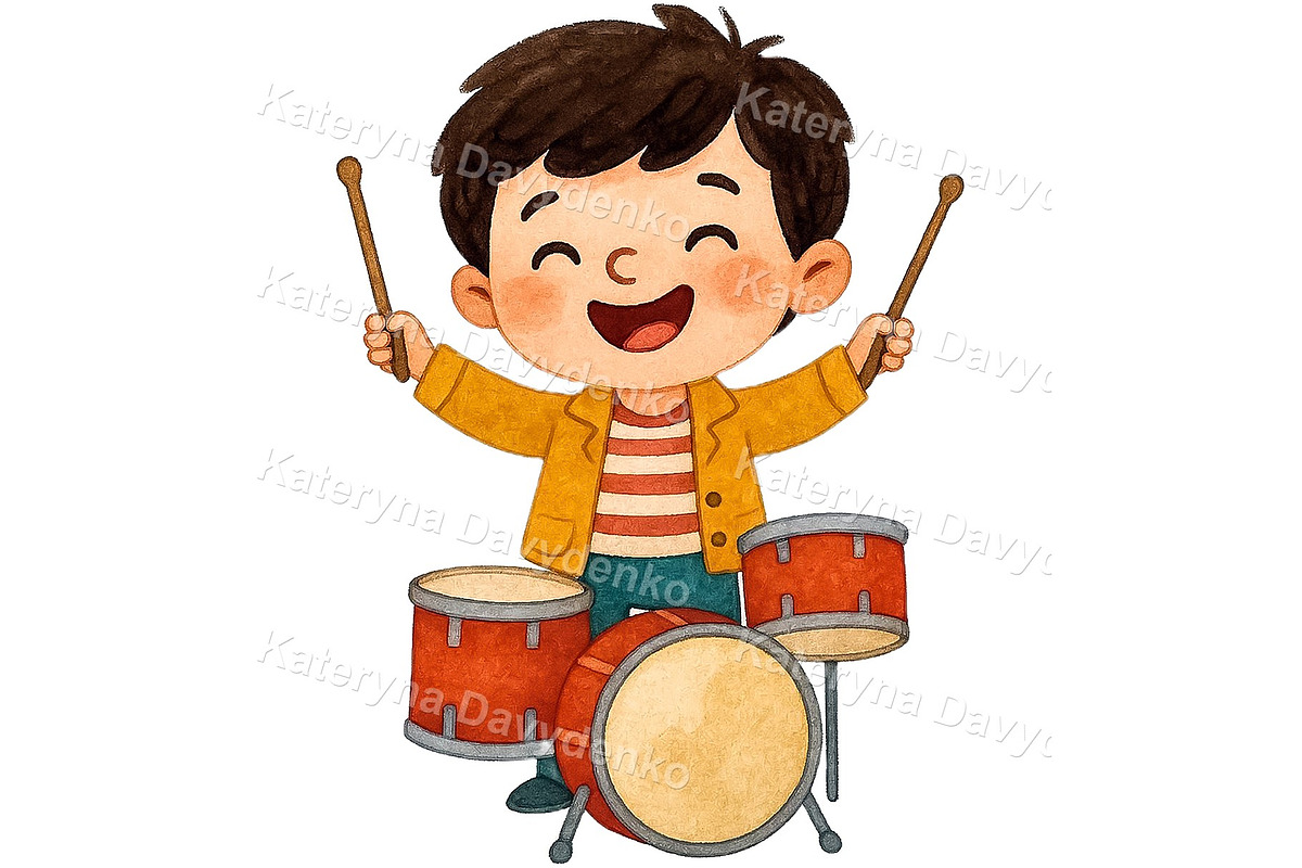 Kids music Children activities set, a Person Illustration by Bubert Art (Photo 2 of 4)