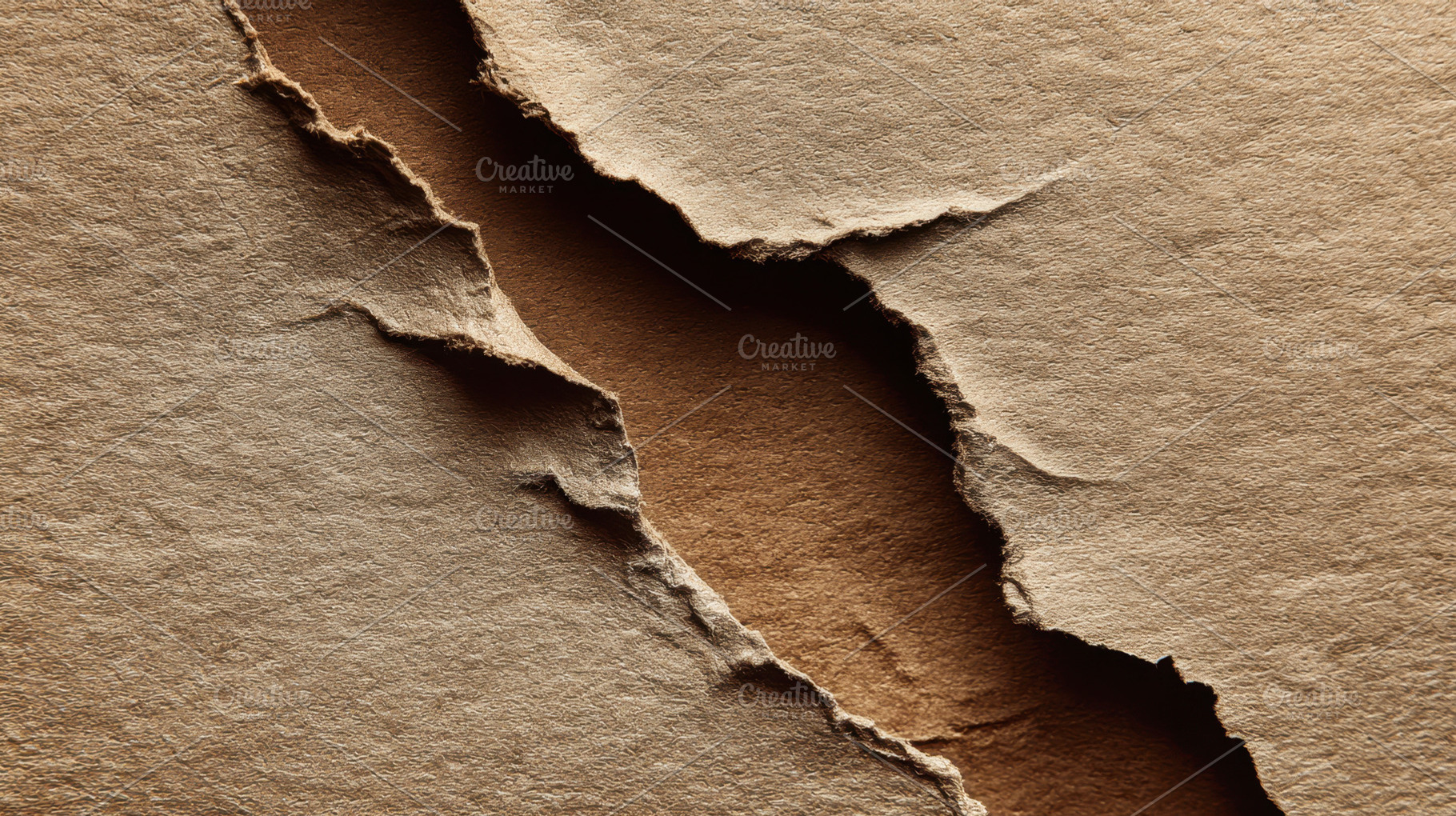 Torn paper texture reveals layers, a Photo by Beautiful things