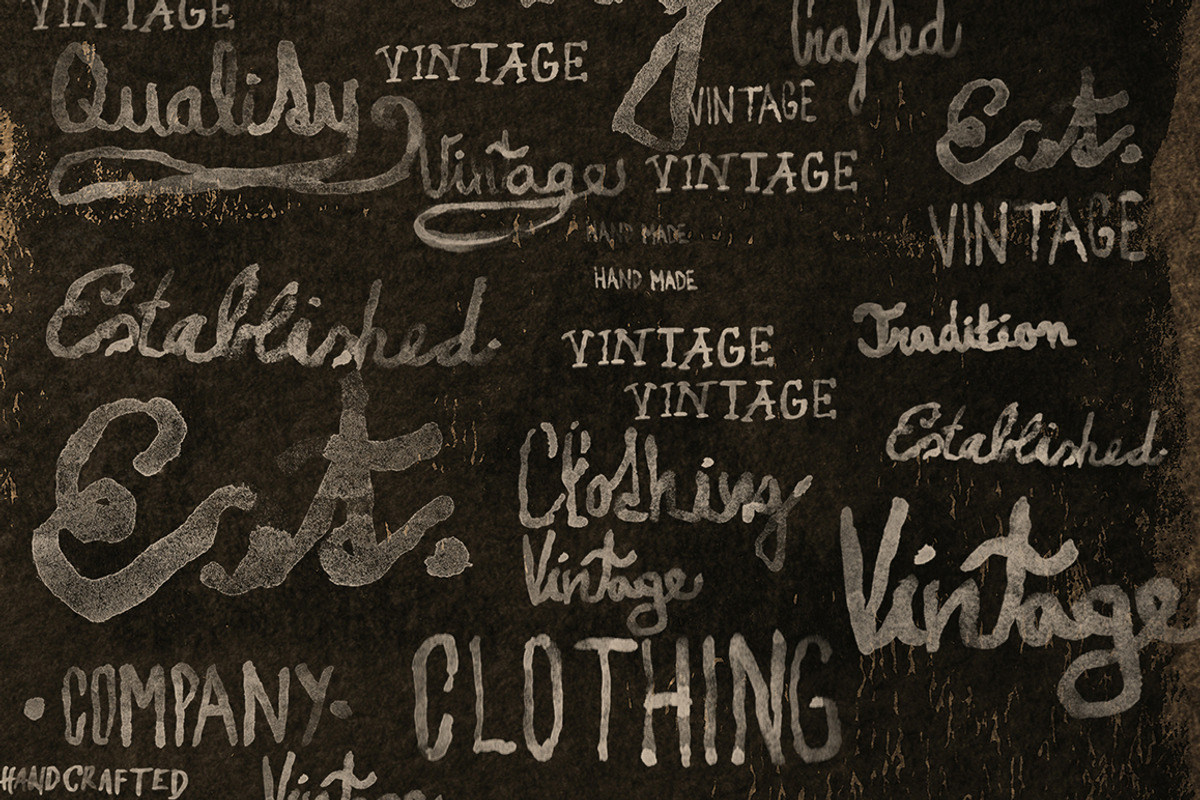 Hand-Made Vintage Lettering Brushes, a Brushes & More by Guerillacraft (Photo 5 of 5)