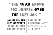 Earn Your Stripes handmade Font, a Font by Fun Font Shop (Thumbnail 2 of 2)