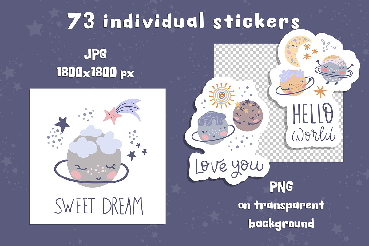 Stickers Bundle. Stickers for Cricut, a Graphic by rinaletters (Photo 3 of 11)