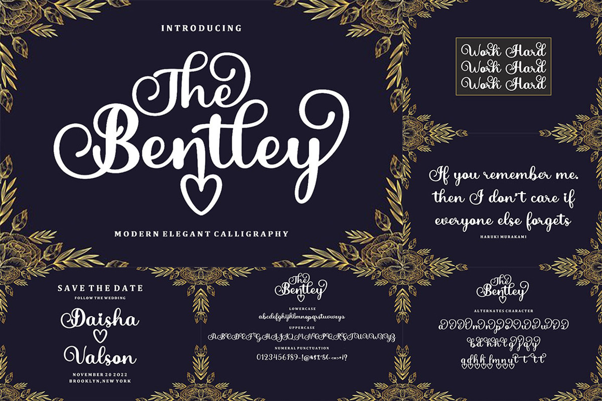 All Type Collection Font Bundle, a Script Font by Bosstype Studio (Photo 27 of 45)