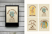Retro Cartoon School Characters, an Education Illustration by Nadezhda Mikhailova (Thumbnail 8 of 9)