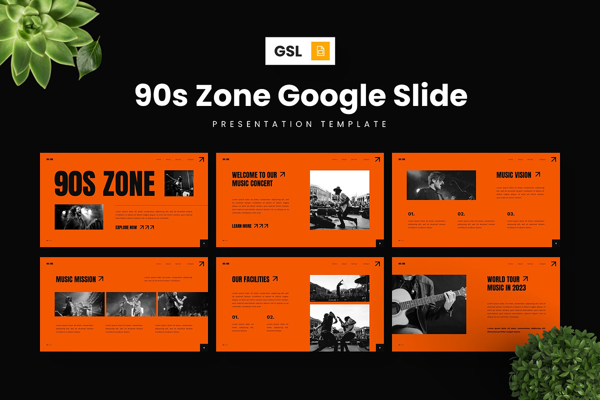 90s Zone - Google Slide Template, a Presentation Template by Deepslide Studio (Photo 4 of 7)