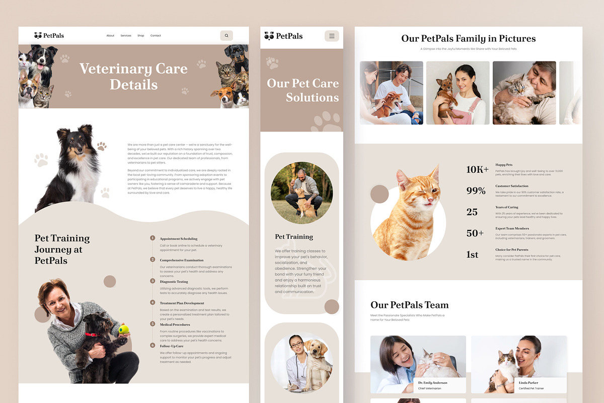 PetPals - Pet Care Website Framer, a Websites & App Template by peterdraw (Photo 5 of 5)