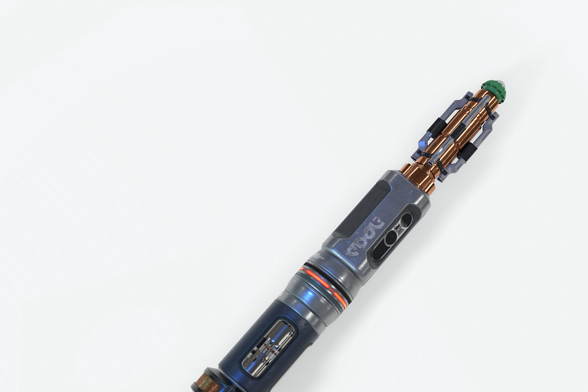 Sonic Screwdriver Sci-Fi PBR, an Object 3D Model by Daniel Mikulik (Photo 9 of 25)