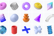 Abstract 3d illustrations, an Object Illustration by Wannathis.one (Thumbnail 6 of 7)