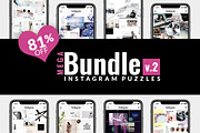 81% OFF| BUNDLE v.2-Instagram Puzzle, a Social Media Template by CreativeFolks (Thumbnail 1 of 18)