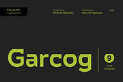 Garcog Modern Sans Font, a Sans Serif Font by Patria Ari (P4tcreativa) (Thumbnail 1 of 11)