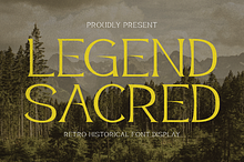 Legend Sacred - Historical Serif