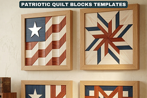 Patriotic Barn Quilt Block Patterns