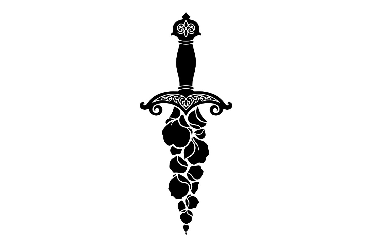 Ornamental Dagger Silhouette Bundle, an Object Illustration by Gaye Art (Photo 2 of 31)