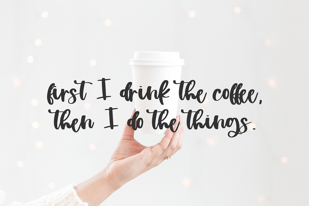 Inkerly Script, a Script Font by Beck McCormick (Photo 3 of 10)