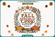 Cozy Fall Sublimation Quotes Bundle, a Seasonal Illustration by Actual Pixel (Thumbnail 14 of 20)