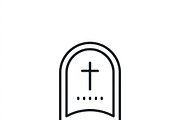 21 Haunted Halloween Icon Set, an Outline Icon by adenpinkstore (Thumbnail 11 of 11)