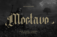 Moctavo - Blackletter Gothic Font