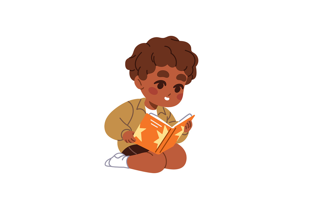 Happy kids play games with toys set, a Person Illustration by PaperTrident (Photo 12 of 12)