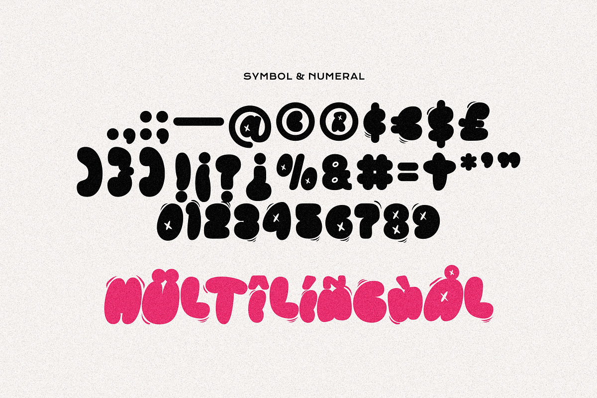 Pinky Funky - Bubble Graffiti Font, a Handwritten Font by Imoodev (Photo 6 of 6)
